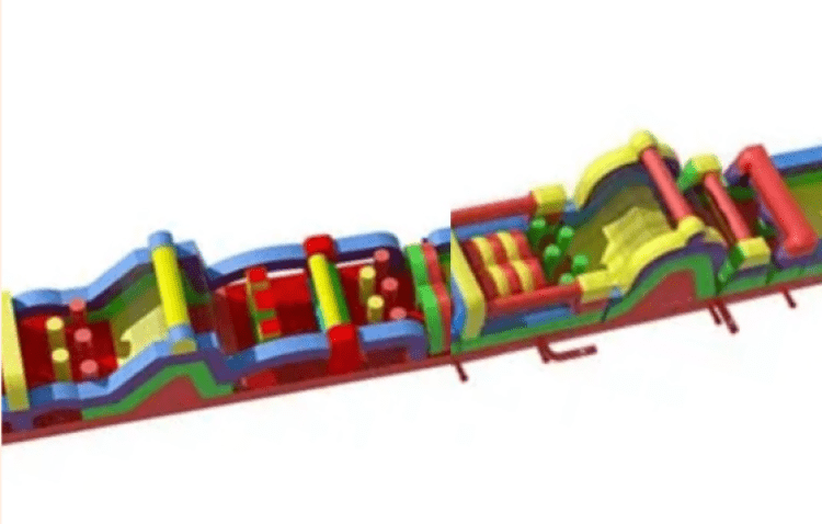 70FT Retro Obstacle Course (DRY)