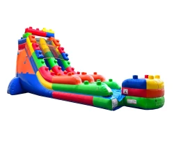 xsl wd18 block 3qtr 1778689716 18FT Building Blocks Waterslide (Wet/Dry)