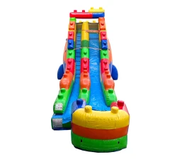 xsl wd18 block highview 2 1778689716 18FT Building Blocks Waterslide (Wet/Dry)