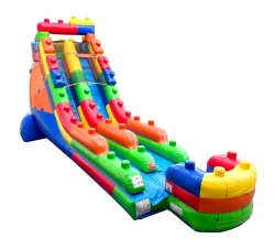 18FT Building Blocks Waterslide (Wet/Dry)